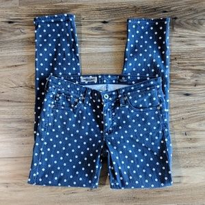 AG Steve Ankle Polka Dot Jeans